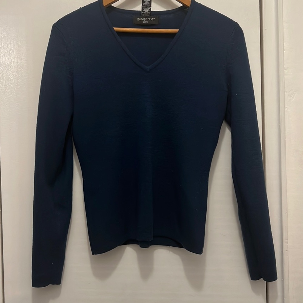 100% merino wool sweater